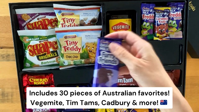 Amazon.com : Australian Snack Box (30 Items) - Vegemite, Tim Tams